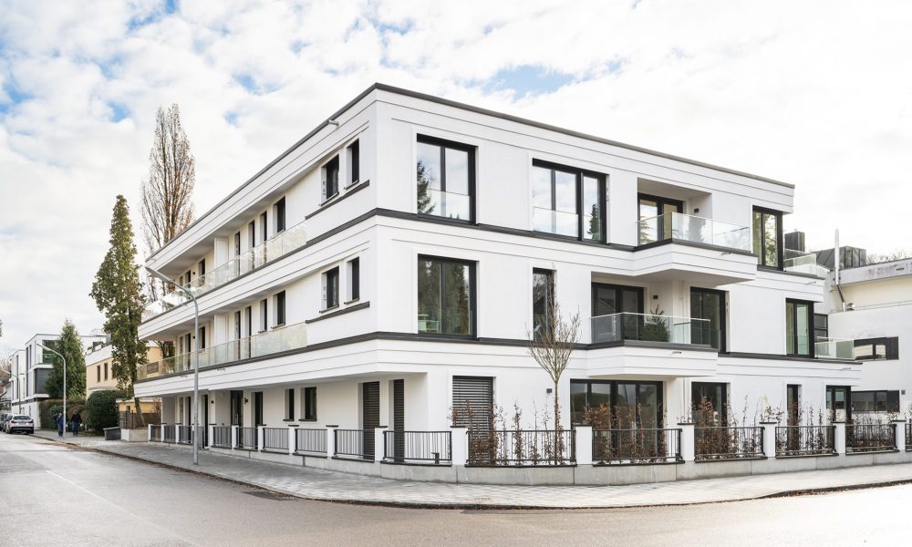 BENE, Neubauprojekt in München Harlaching, Aussenansicht